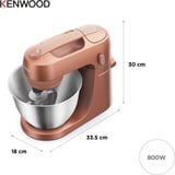Kenwood Go Küchenmaschine KZM35.000RD Clay Red, Robot de cocina rojo