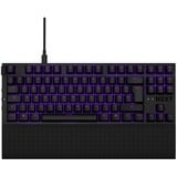 NZXT KB-1TKDE-BR teclado USB QWERTZ Alemán Negro, Teclado para gaming negro, Tenkeyless (sin zona numérica) (80 - 87%), USB, Interruptor mecánico, QWERTZ, LED, Negro