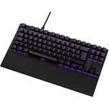 NZXT KB-1TKDE-BR teclado USB QWERTZ Alemán Negro, Teclado para gaming negro, Tenkeyless (sin zona numérica) (80 - 87%), USB, Interruptor mecánico, QWERTZ, LED, Negro