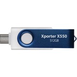 Patriot Xporter X550 512GB, Lápiz USB azul/blanco