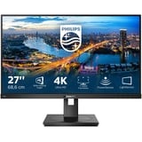 Philips B Line 278B1/00 pantalla para PC 68,6 cm (27") 3840 x 2160 Pixeles 4K Ultra HD LED Negro, Monitor LED negro, 68,6 cm (27"), 3840 x 2160 Pixeles, 4K Ultra HD, LED, 4 ms, Negro
