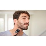 Philips MULTIGROOM Series 3000 MG3740/15 Cara y cabello 9 en 1, Cortador de pelo negro, Negro, Rectángulo, Barba, Oído, Ceja, Bigote, Nariz, Acero inoxidable, Batería, 60 min