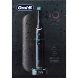 Procter & Gamble iO iO10 Adulto Cepillo dental giratorio Negro, Cepillo de dientes eléctrico negro, Adulto, Cepillo dental giratorio, Cuidados diarios, Cuidado de las encías, Intenso, Sensible, Super sensitive, Tongue care,..., Negro, Cosmic Black, Negro