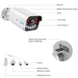 Reolink P430 Bala (forma) Cámara de seguridad IP Interior y exterior 3840 x 2160 Pixeles Pared, Cámara de vigilancia blanco, Cámara de seguridad IP, Interior y exterior, Alámbrico, Google Assistant, Pared, Blanco