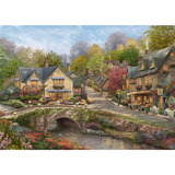 Schmidt Spiele Thomas Kinkade Studios: Verano en Cobblestone Village, Puzzle 