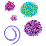 Spin Master COOL MAKER - Kit de Expansión Stack’d Heishi con Más de 1300 Cuentas y 40 Especiales para Crear 15 Pulseras - Requiere Taller Stack’d Heishi - Cuentas para Pulseras - Juguetes Niñas 7 Años +, Manualidades 