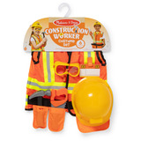 Spin Master - Disfraz Obrero de la Construcción para Niño y Niña de 3 a 6 Años, con Herramientas Juguete - 6075145 - Juguetes Niños 3 Años + - Regalo Niño 3 Años + - Juegos Infantiles, Juego de rol con Herramientas Juguete - 6075145 - Juguetes Niños 3 Años + - Regalo Niño 3 Años + - Juegos Infantiles, Disfraz, Niño, Unisex, Uniforme, Naranja, Amarillo, 3 año(s)