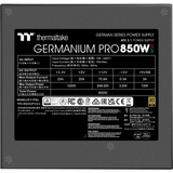 Thermaltake Germanium Pro RGB 850W, Fuente de alimentación de PC negro