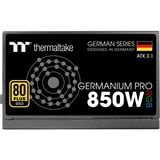 Thermaltake Germanium Pro RGB 850W, Fuente de alimentación de PC negro