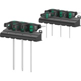 Wera 467/7 TORX HF Set 1 Juego, Destornillador negro/Verde