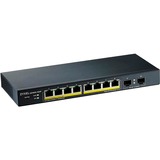 Zyxel GS1900-10HP Gestionado L2 Gigabit Ethernet (10/100/1000) Energía sobre Ethernet (PoE) Negro, Interruptor/Conmutador negro, Gestionado, L2, Gigabit Ethernet (10/100/1000), Energía sobre Ethernet (PoE), Montaje de pared