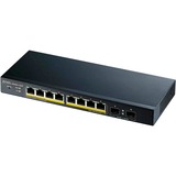 Zyxel GS1900-10HP Gestionado L2 Gigabit Ethernet (10/100/1000) Energía sobre Ethernet (PoE) Negro, Interruptor/Conmutador negro, Gestionado, L2, Gigabit Ethernet (10/100/1000), Energía sobre Ethernet (PoE), Montaje de pared