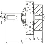fischer HM 4x32 S, Pasador plateado