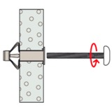 fischer HM 4x32 S, Pasador plateado