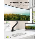 goobay 74416, Soporte de monitor negro