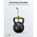 goobay Cable Ethernet USB-C 3.2 Gen2 conector > conector RJ-45, Adaptador de red negro/Plateado