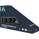 ARCTIC Liquid Freezer III Pro 420 Procesador Kit de refrigeración líquida 12 cm Negro 1 pieza(s), Refrigeración por agua negro, Kit de refrigeración líquida, 12 cm, 186 m³/h, Negro