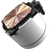 Alpenföhn Agua Glaciar 240 White RGB 240mm, Refrigeración por agua blanco