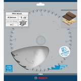Bosch 2 608 837 733 hoja de sierra circular 25,4 cm 1 pieza(s) Madera noble, Madera blanda, 25,4 cm, 3 cm, 1,6 mm, 6000 RPM, 2,2 mm