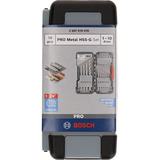 Bosch Juego de brocas helicoidales PRO Metal HSS-G, 135°, 18 piezas, Conjuntos de brocas 