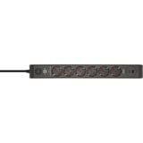 Brennenstuhl Regleta de 6 tomas con 1x USB-C, 1x USB-A negro/Antracita