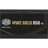 Cooler Master MWE 850 V3 Black, Fuente de alimentación de PC negro
