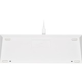 Corsair CH-9194114-DE - Tastatur teclado USB Alemán Blanco, Teclado para gaming blanco, 60%, USB, Interruptor mecánico, LED RGB, Blanco