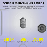 Corsair SCIMITAR Elite Wireless SE, Ratones para gaming blanco