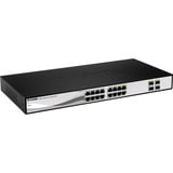 D-Link DGS-1210-16 Gestionado L2 Gigabit Ethernet (10/100/1000) Negro, Interruptor/Conmutador plateado/Negro, Gestionado, L2, Gigabit Ethernet (10/100/1000), Bidireccional completo (Full duplex), Montaje en rack
