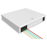 Digitus Caja de empalme LWL, caja de empalme para montaje en pared, mediana, Caja/Carcasa gris claro