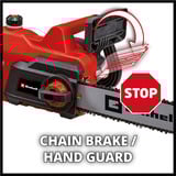 EINHELL Electrosierra de cadena GC-EC 2040, Motosierra rojo/Negro