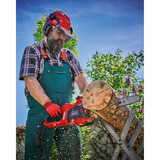 EINHELL Electrosierra de cadena GC-EC 2040, Motosierra rojo/Negro