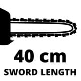 EINHELL GC-EC 2040, Motosierra rojo/Negro