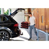 EINHELL Maletín de sistema E-Case S-F incl. divisores, Caja de herramientas negro/Rojo