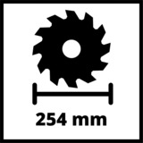 EINHELL TC-SM 2531/2 U, Sierras de corte a inglete y a bisel rojo/Negro