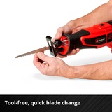 EINHELL TE-AP 18/28 Li BL-Solo, Sierra de sable rojo/Negro