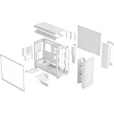 Fractal Design FD-C-MES3X-06, Caja de torre grande blanco