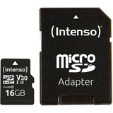 Intenso 3433470 memoria flash 16 GB MicroSDHC UHS-I Clase 10, Tarjeta de memoria 16 GB, MicroSDHC, Clase 10, UHS-I, 100 MB/s, 45 MB/s