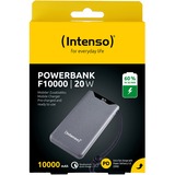 Intenso F10000 Gray, 7332034, Banco de potencia gris