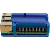 Inter-Tech 88887360 accesorio para placa de desarrollo Funda Azul, Caja/Carcasa azul, Funda, Raspberry Pi, Raspberry Pi, Azul, Aluminio, 86 mm