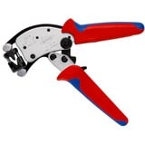 KNIPEX Pinza de engaste autoajustable Twistor T, Crimpadora rojo/Azul