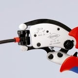 KNIPEX Pinza de engaste autoajustable Twistor T, Crimpadora rojo/Azul