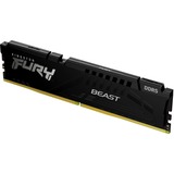 Kingston FURY FURY Beast 16GB 5600MT/s DDR5 CL40 DIMM Black, Memoria RAM negro, 16 GB, 1 x 16 GB, DDR5, 288-pin DIMM, Negro