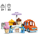 LEGO Excursión a la Heladería con Bluey, Juegos de construcción Juego de construcción, 2 año(s), Plástico, 22 pieza(s), 519 g