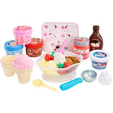 MGA Entertainment Little Tikes Creative Chefs Ice Cream Kit, Cocina Ice Cream Kit, 3 año(s)