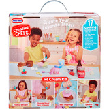 MGA Entertainment Little Tikes Creative Chefs Ice Cream Kit, Cocina Ice Cream Kit, 3 año(s)