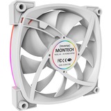 Montech RX120 PWM 120x120x25, Ventilador blanco
