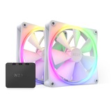 NZXT F140 RGB Core Twin Pack 140x140x26, Ventilador blanco