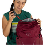 Osprey Hikelite 28, Mochila Rojo tinto/Negro