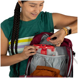 Osprey Hikelite 28, Mochila Rojo tinto/Negro